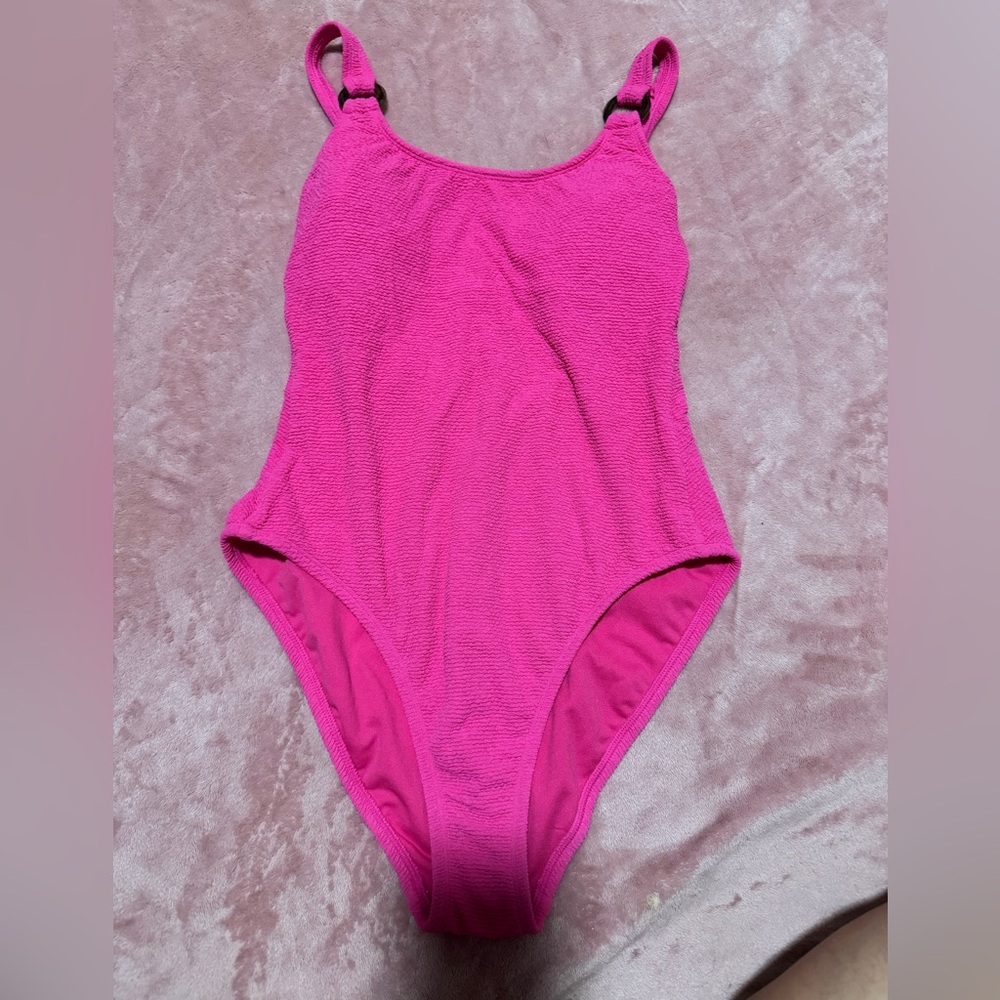 Vibrant Pink One-Piece Swimsuit